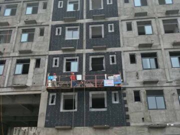 快來看呀！這整整齊齊的板材是什么？河南朝欽節(jié)能廠家生產(chǎn)A級防火保溫材料石墨改性水泥基保溫板